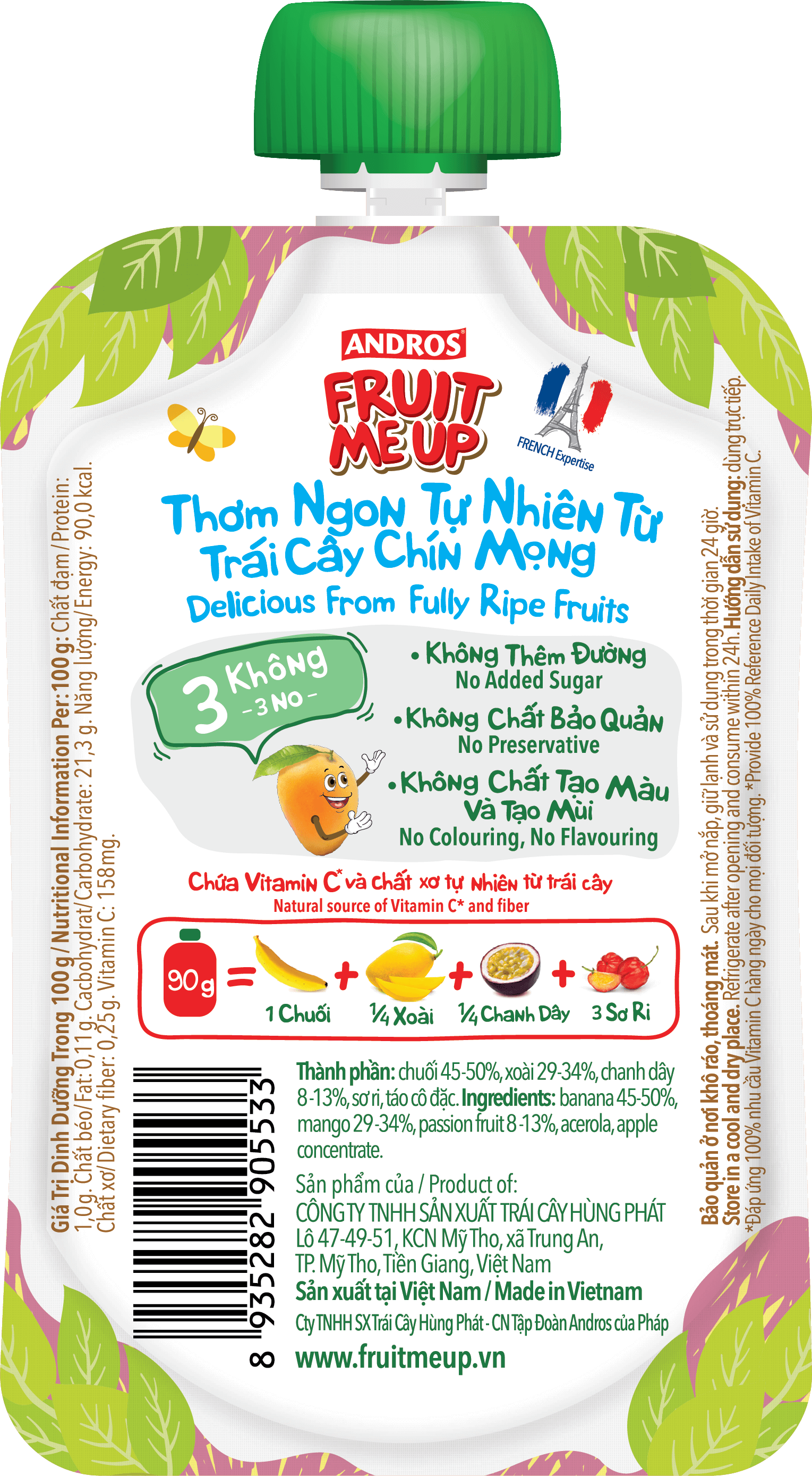 Xoài Chuối Chanh Dây